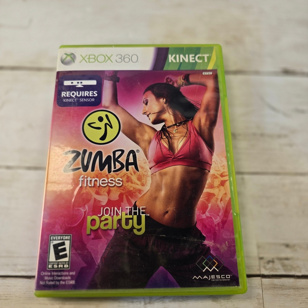 Zumba Fitness‎ Join the Party Xbox 360 Kinect Game Majesco Entertainment NTSC